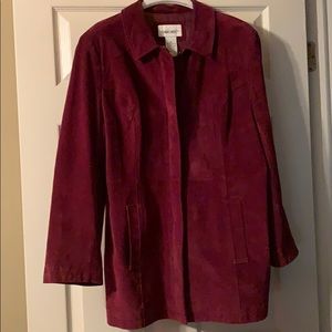 Jacket..Suede...burgundy